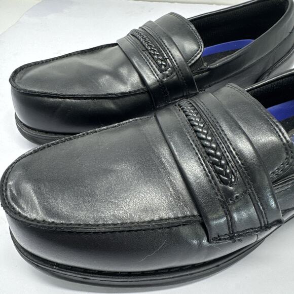 Dr. Scholls Gel Cushion Slip On Loafers Comfort Shoes Black 42V Men 8D Preppy - Picture 3 of 15